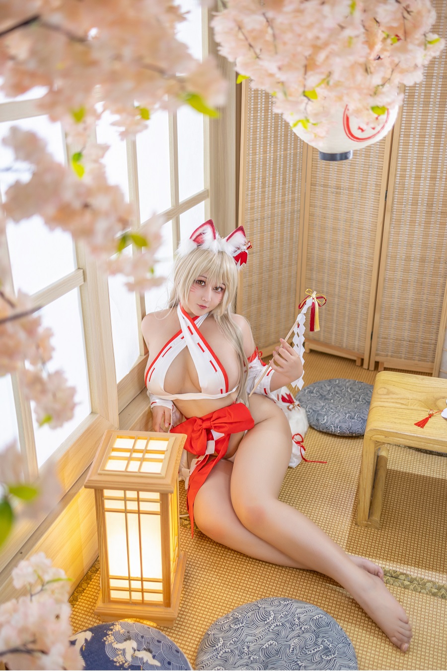 KANEKO_咔喵-狐狸巫女[41P+2V] 小姐姐 预览1图
