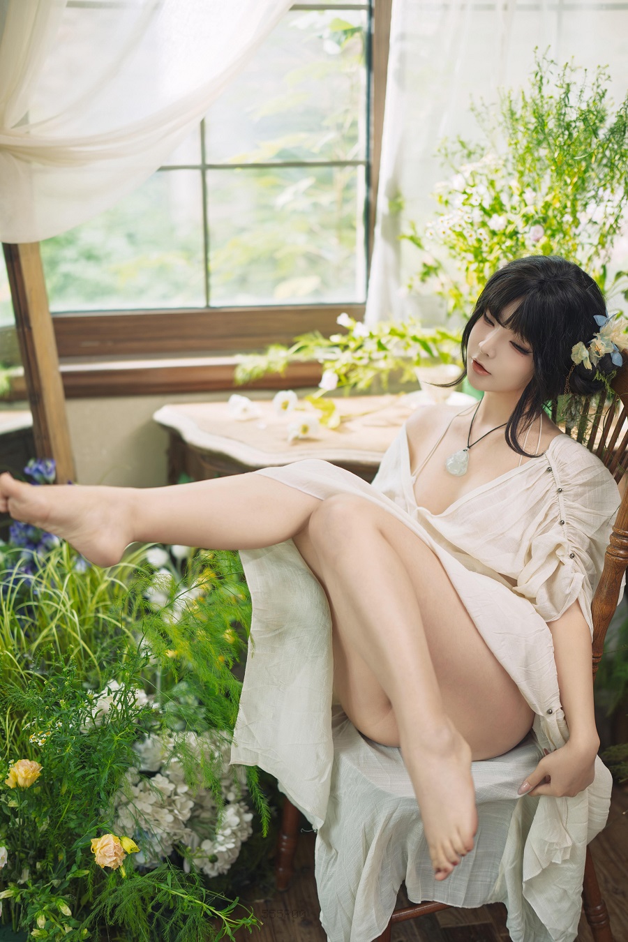 Yuuhui玉汇-春之歌[136P+2V] 小姐姐 预览2图