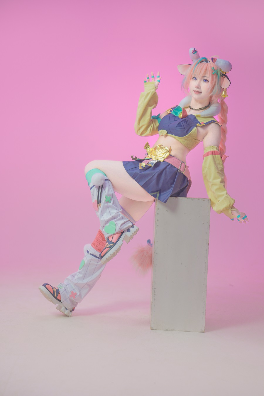 梓猫AzuNyan-舰长图-原神-瓦蕾莎[14P] 小姐姐 预览3图