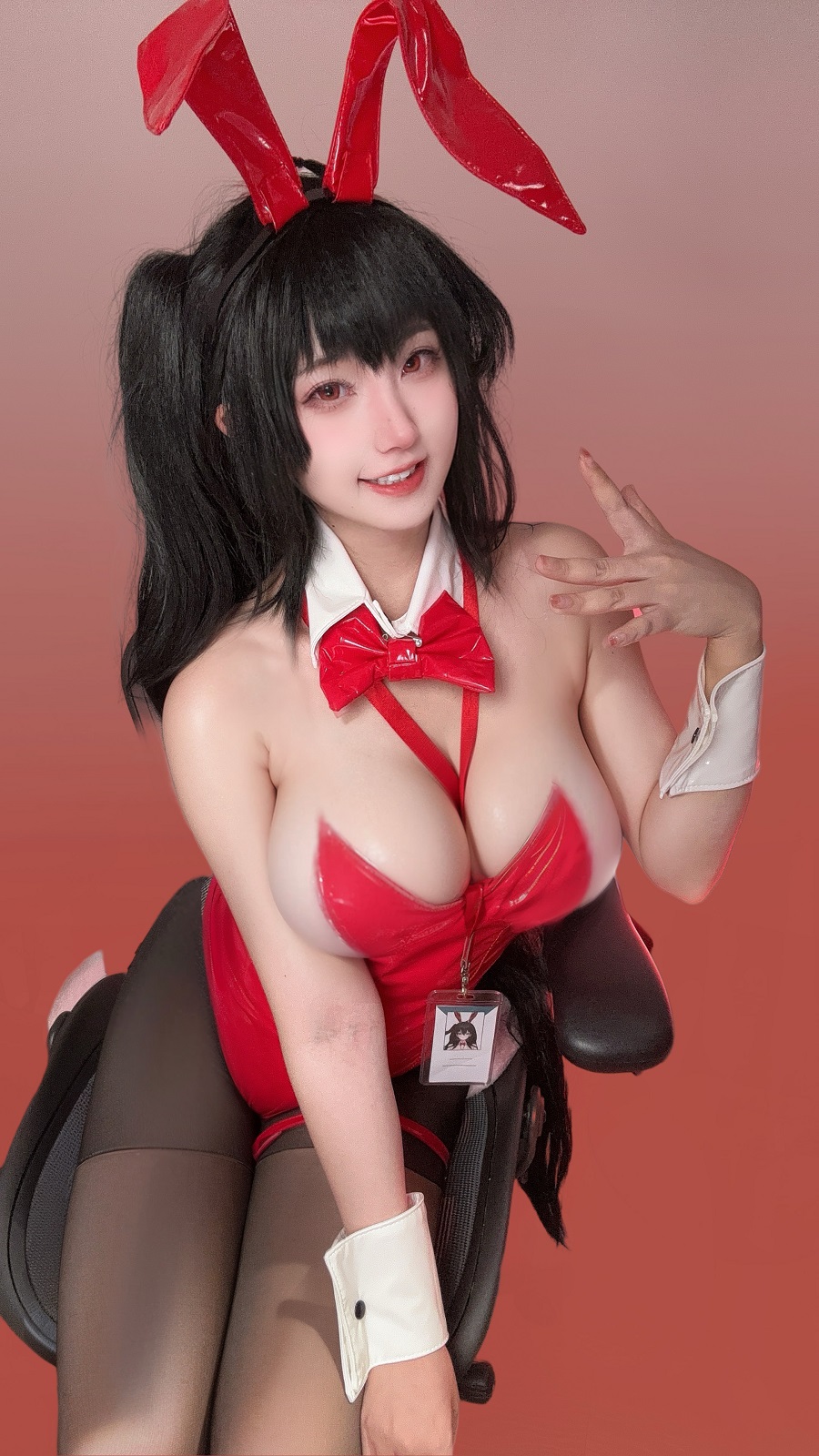 梓猫AzuNyan-舰长图-碧蓝航线-大凤兔女郎[9P] 小姐姐 预览3图