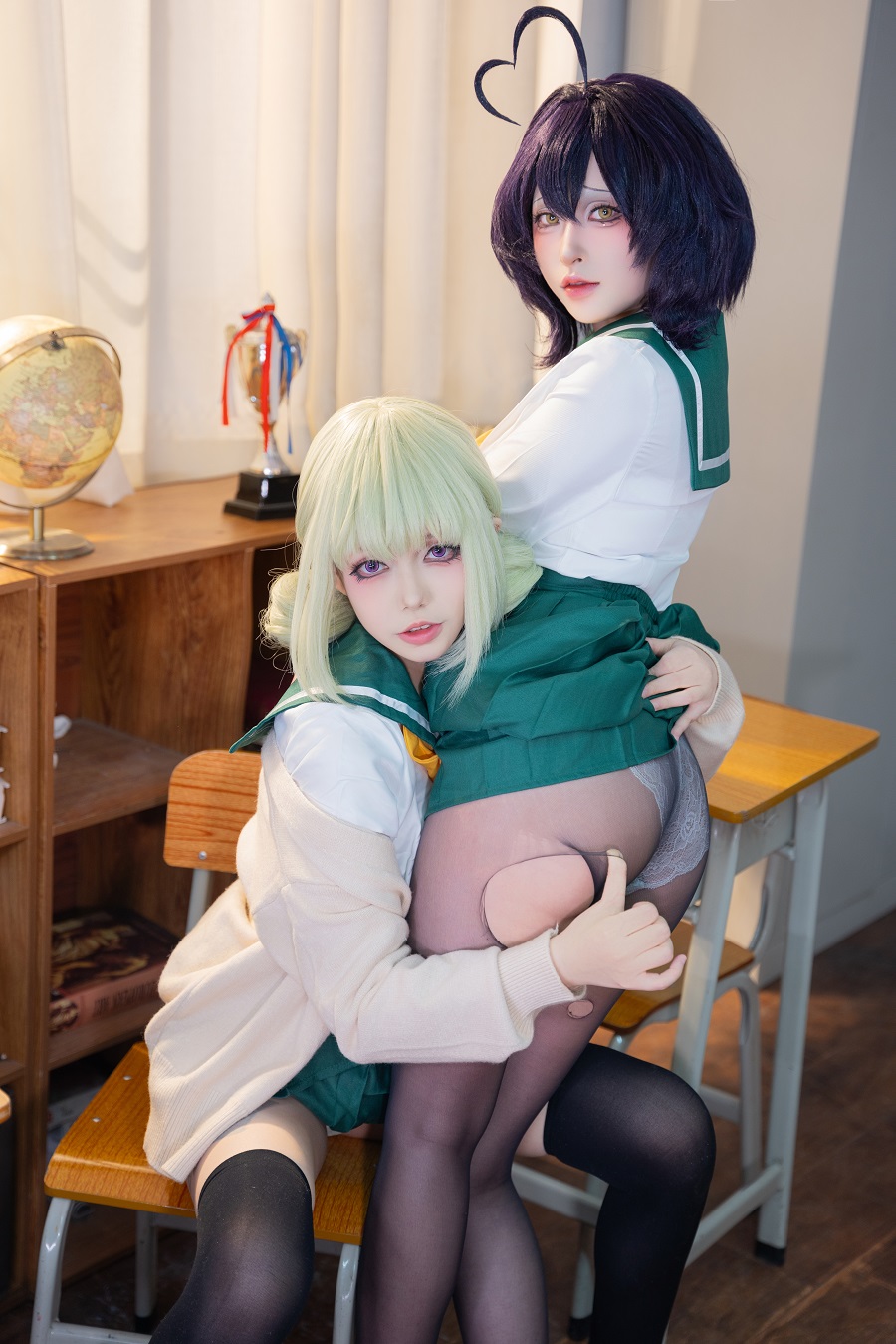 清水由乃&猪突猛蛋-柊舞缇娜JK&阿良河琪舞JK[81P] 小姐姐 预览2图