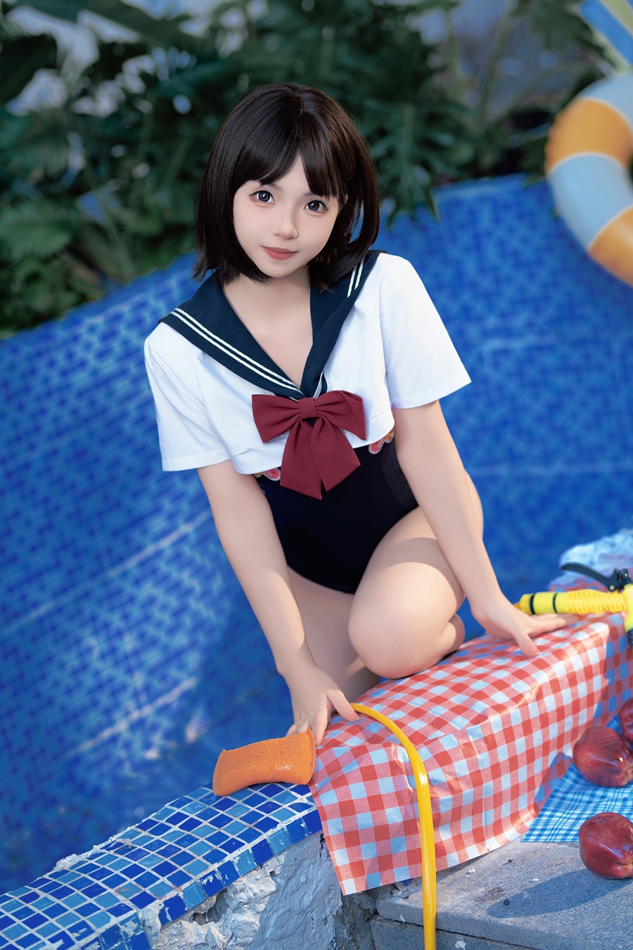 Bangni邦尼-反差JK泳装[97P+7V] 小姐姐 预览2图