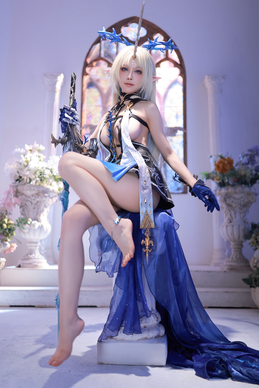 水淼Aqua-鸣潮-芙露德莉斯[75P] 小姐姐 预览2图