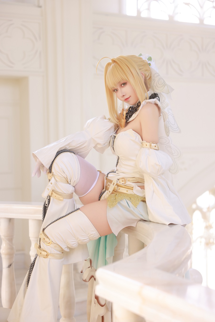 G44不会受伤-FGO-尼禄花嫁[43P] 小姐姐 预览3图