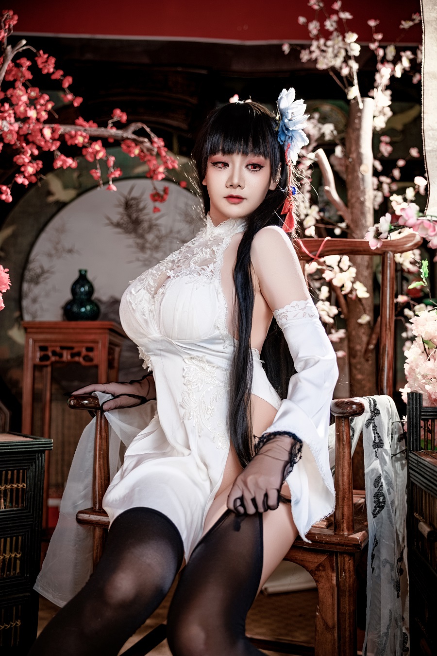阿雪雪_yuki-碧蓝航线-逸仙旗袍[131P+4V] 小姐姐 预览2图