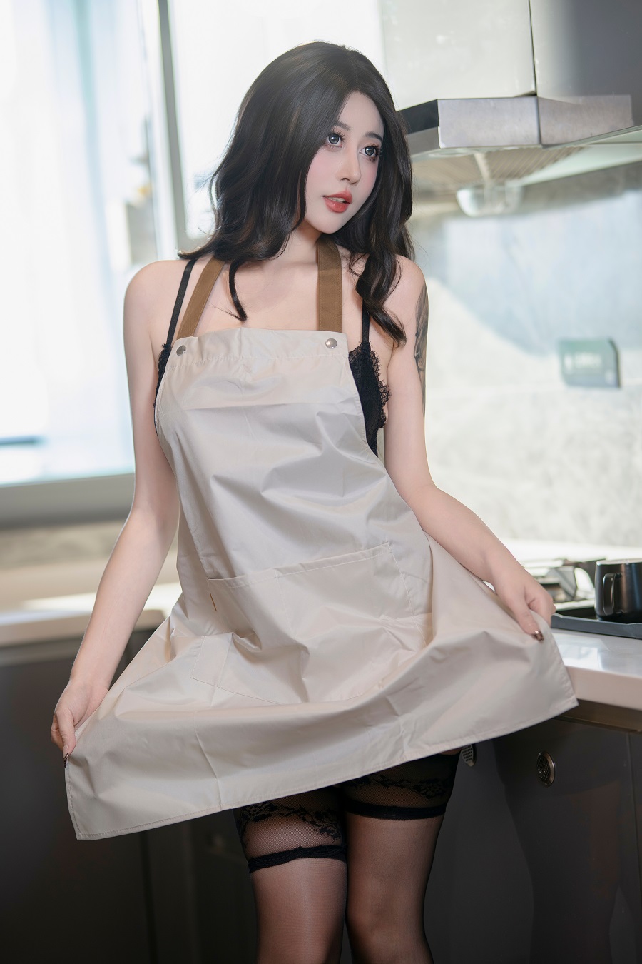奈汐酱nice-豹纹家庭主妇[80P+1V] 小姐姐 预览2图