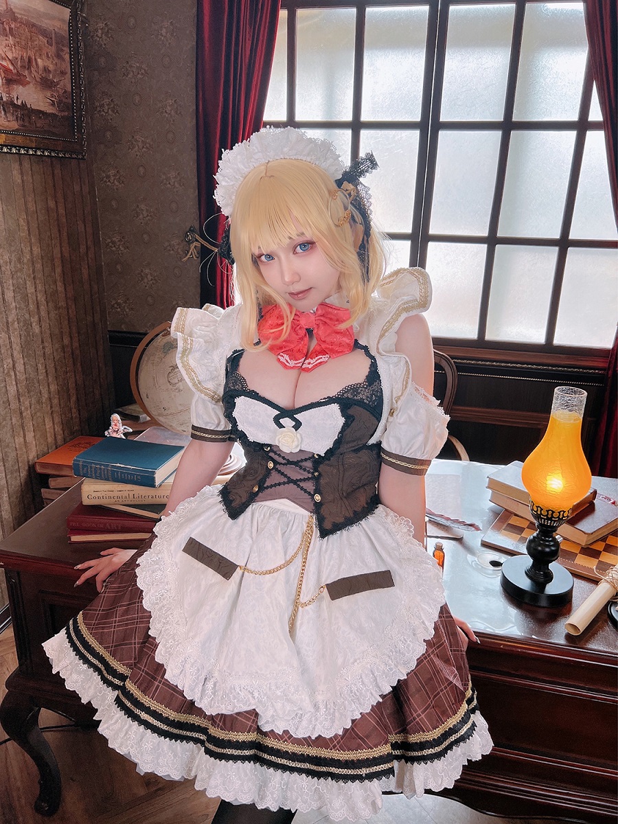 Machi馬吉-虛擬主播VTuber-阿米莉亞女僕[32P] 小姐姐 预览2图