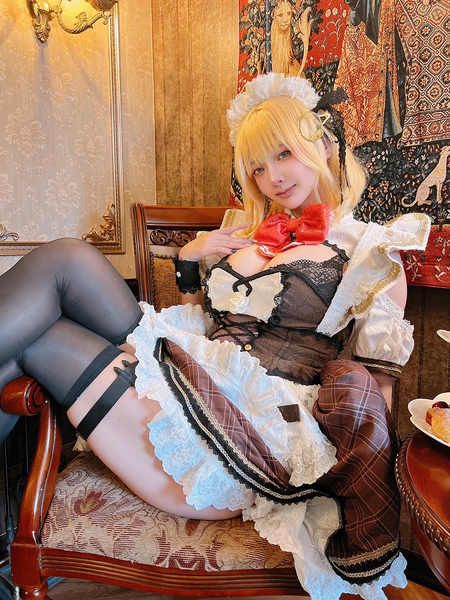 Machi馬吉-虛擬主播VTuber-阿米莉亞女僕[32P] 小姐姐 预览3图