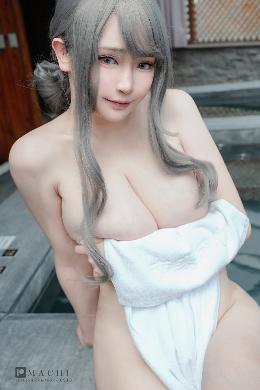 Machi馬吉-溫泉浴巾2[29P] 小姐姐 预览3图