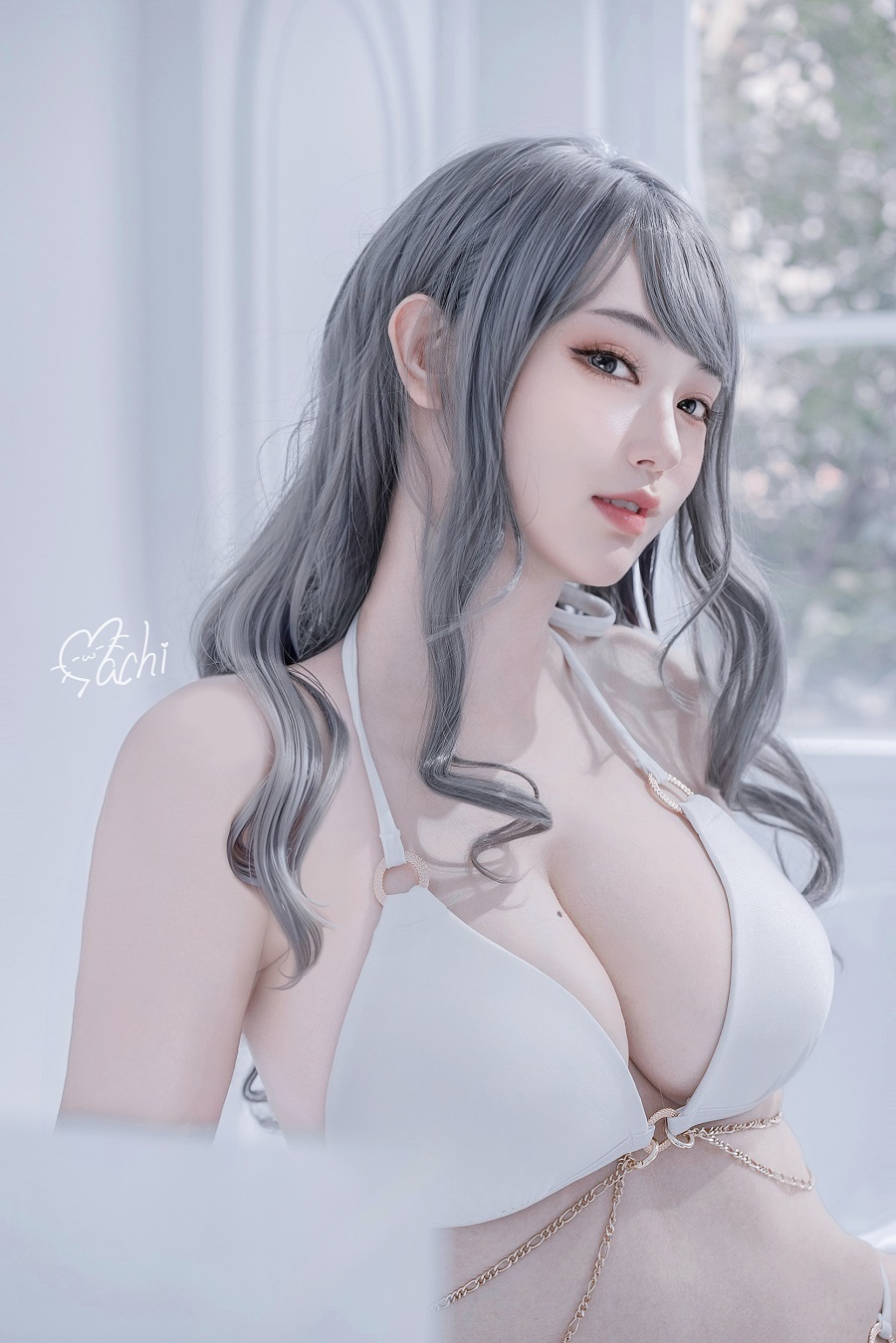 Machi馬吉-綁帶比基尼[13P] 小姐姐 预览2图