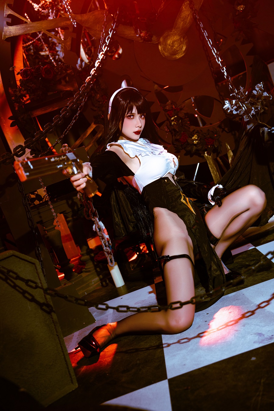 FiHANNA-万圣节战斗修女[35P] 小姐姐 预览2图
