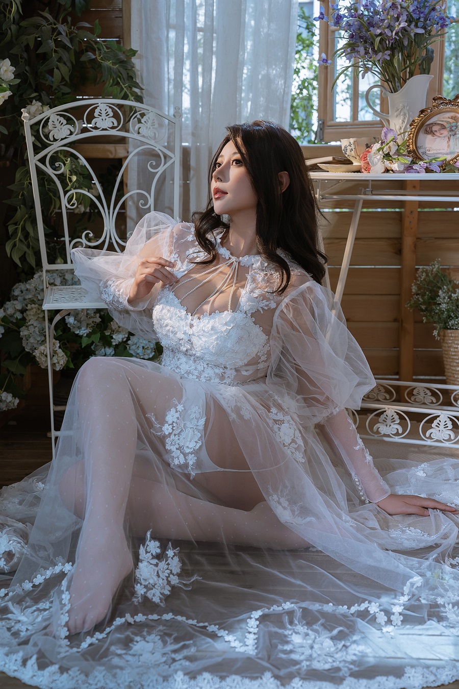 奈汐酱nice-下午茶[80P] 小姐姐 预览2图