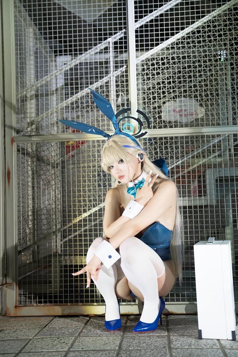 露Mercurius-i-蔚蓝档案-飞鸟马时Bunny[58P] 小姐姐 预览2图