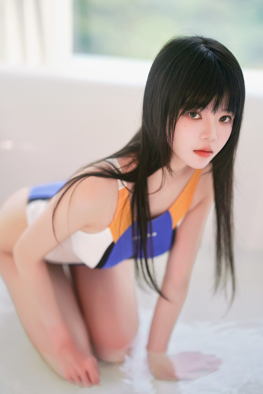 桜桃喵-竞泳[21P] 小姐姐 预览1图