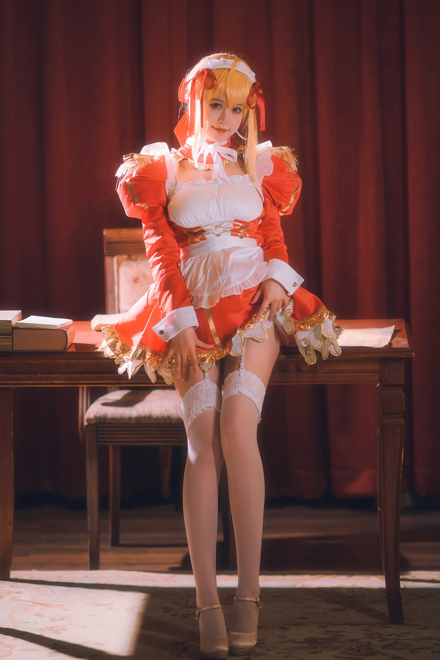千反田鹿子-FGO-尼禄女仆[34P] 小姐姐 预览1图