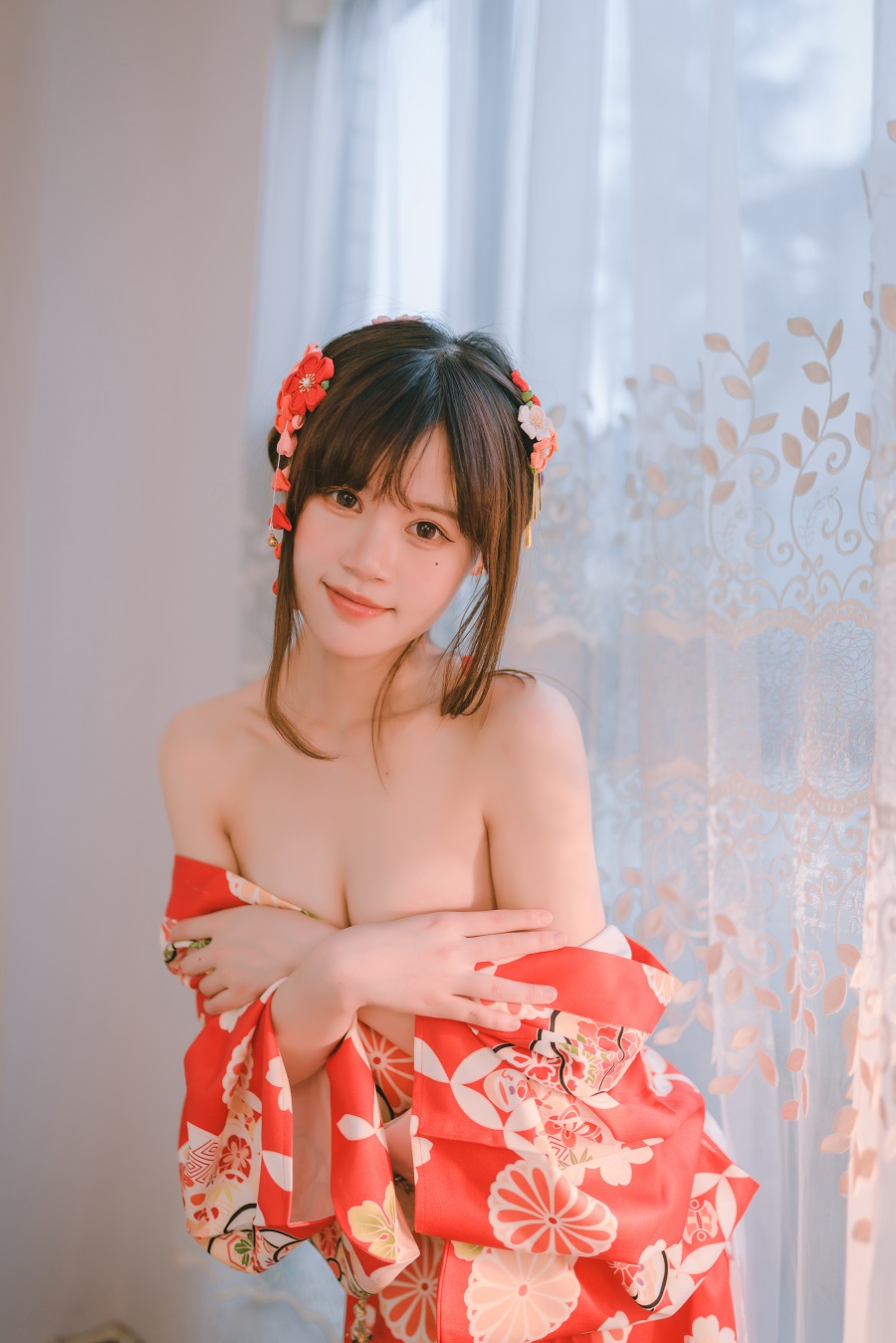 千反田鹿子-室内浴衣私房[49P] 小姐姐 预览1图