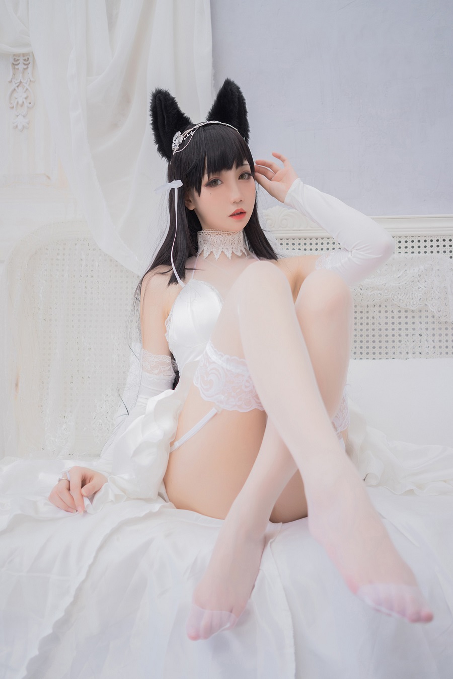 焖焖碳-碧蓝航线-爱宕花嫁[20P] 小姐姐 预览1图