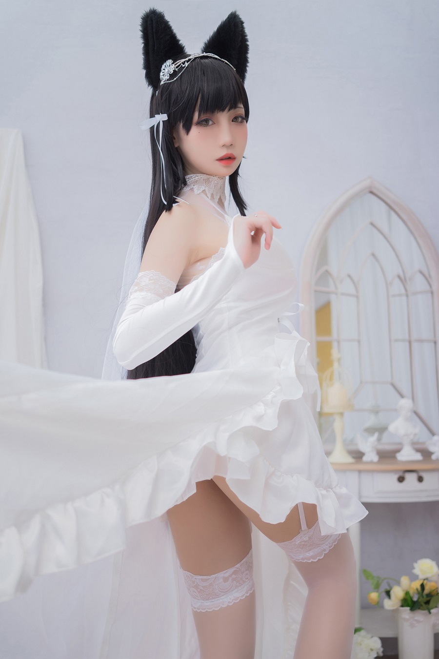 焖焖碳-碧蓝航线-爱宕花嫁[20P] 小姐姐 预览2图