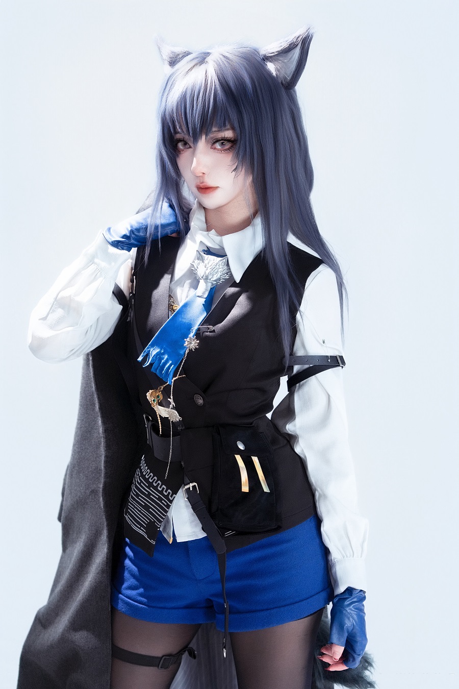 炭烤莉莉黑-明日方舟-德克萨斯[14P] 小姐姐 预览1图