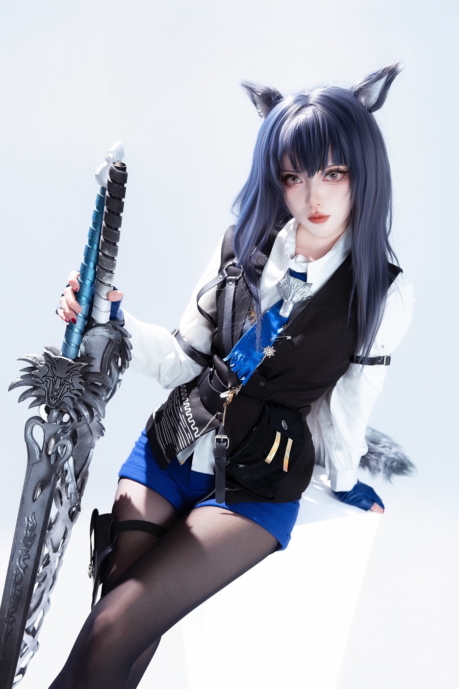 炭烤莉莉黑-明日方舟-德克萨斯[14P] 小姐姐 预览2图