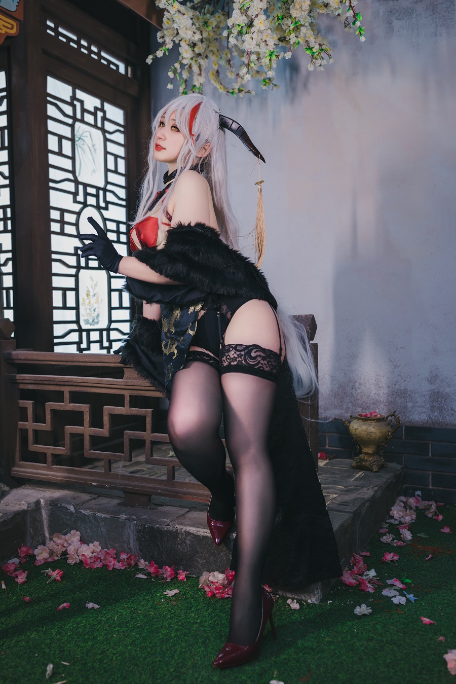 Zyra秋-碧蓝航线-埃吉尔旗袍[62P] 小姐姐 预览3图
