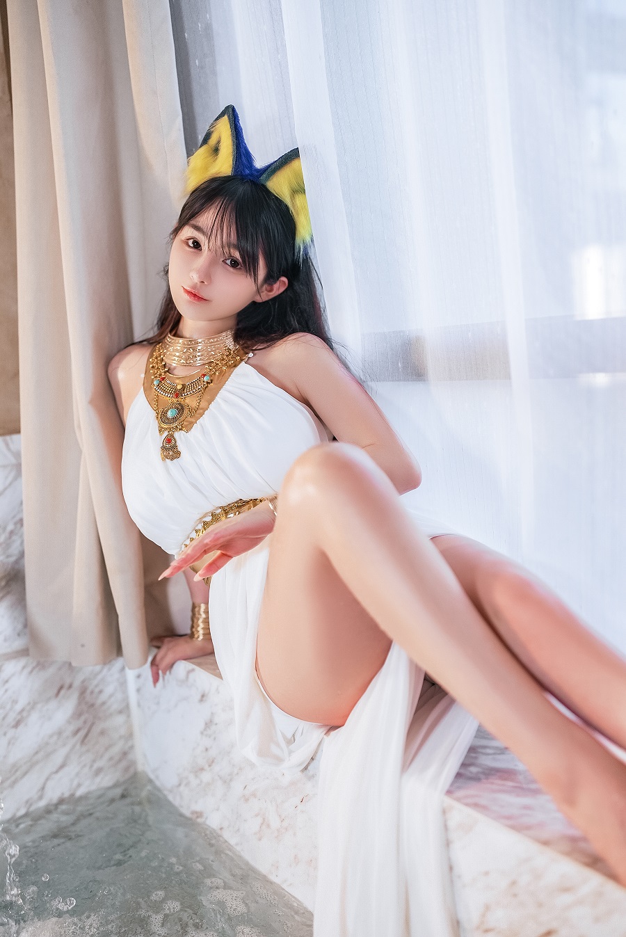 桜井宁宁-白色猫娘[132P] 小姐姐 预览1图