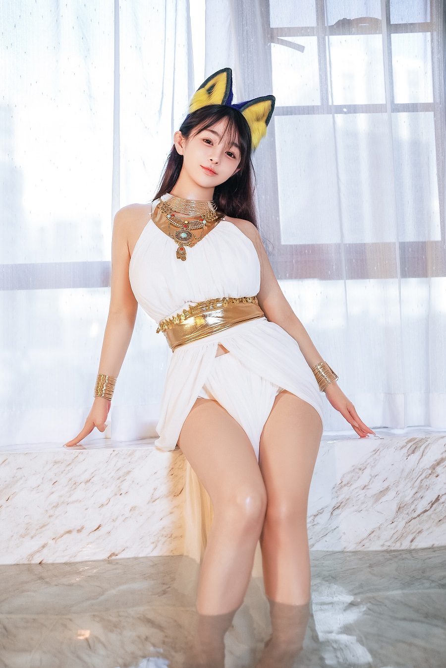 桜井宁宁-白色猫娘[132P] 小姐姐 预览2图
