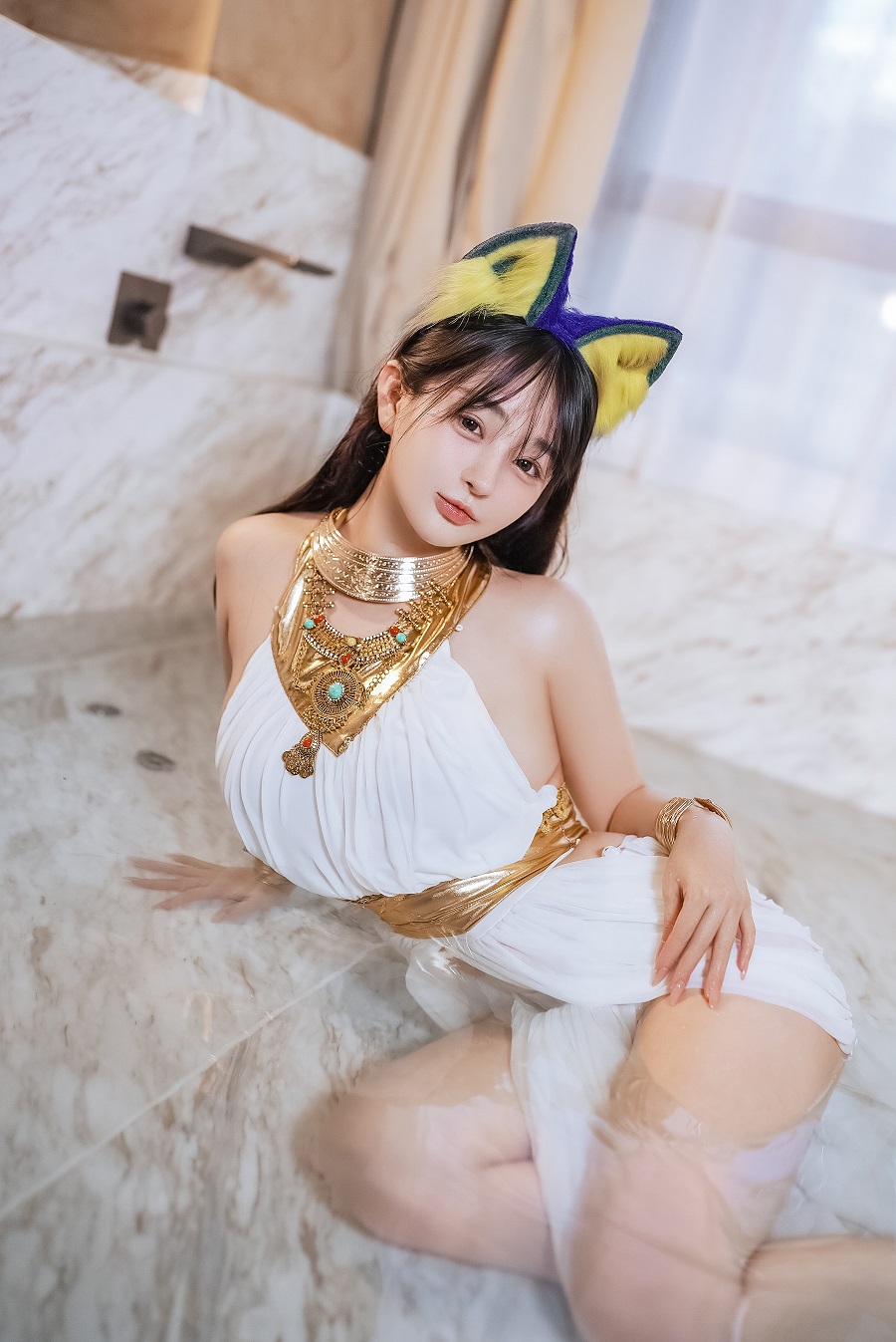 桜井宁宁-白色猫娘[132P] 小姐姐 预览3图