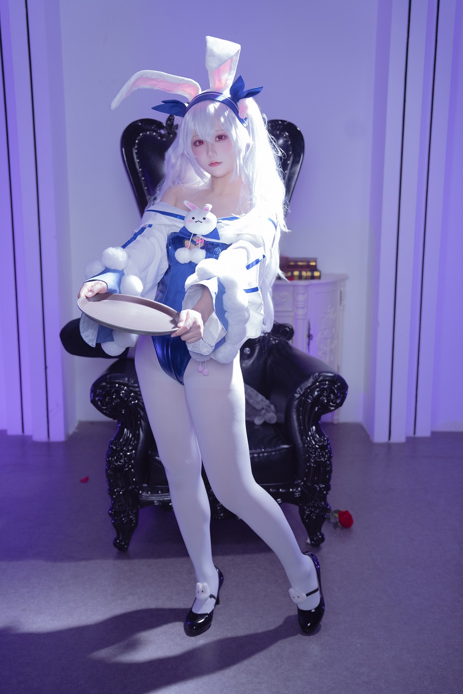 lunananya-碧蓝航线-拉菲兔女郎[24P] 小姐姐 预览3图