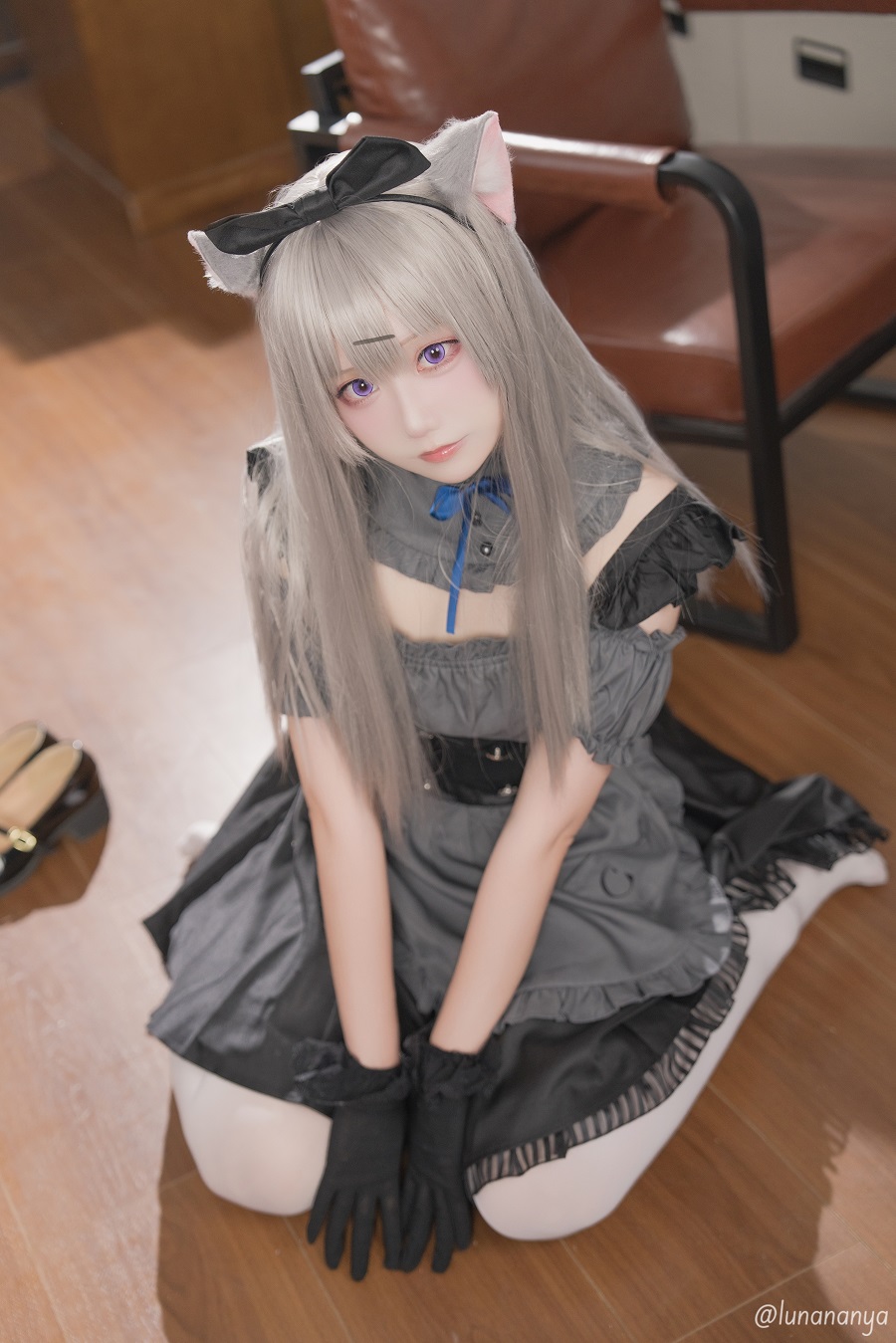 lunananya-巧克甜恋-雪村千绘莉女仆装[20P] 小姐姐 预览2图