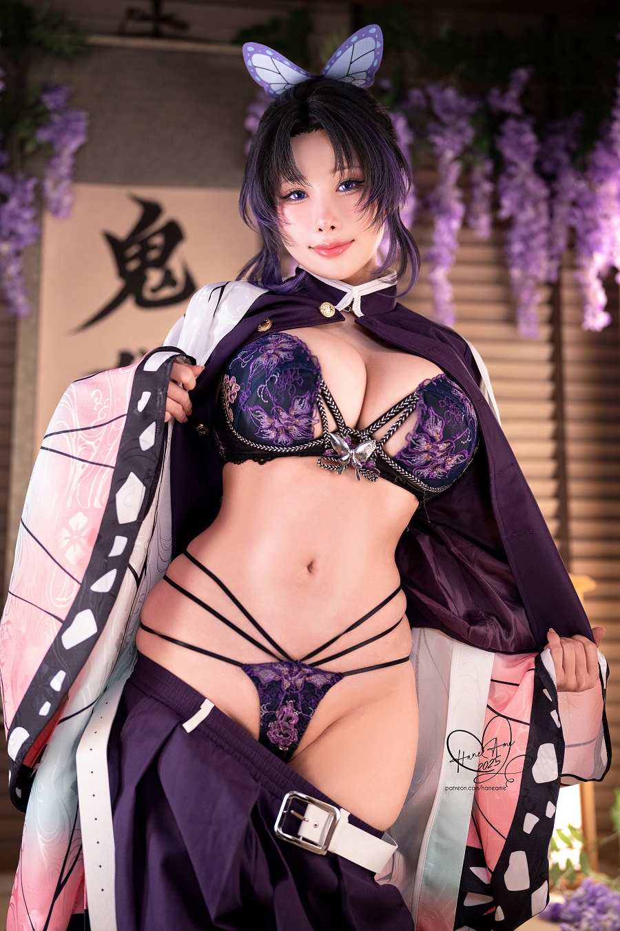 雨波_HaneAme-鬼滅之刃-蝴蝶忍[44P] 小姐姐 预览2图