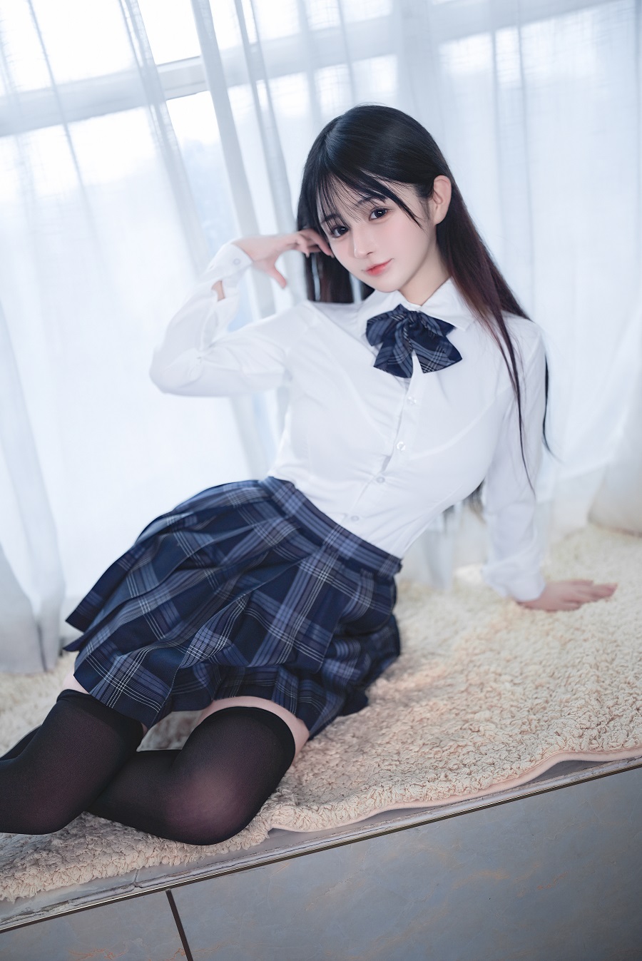 桜井宁宁-JK制服2[146P+1V] 小姐姐 预览2图