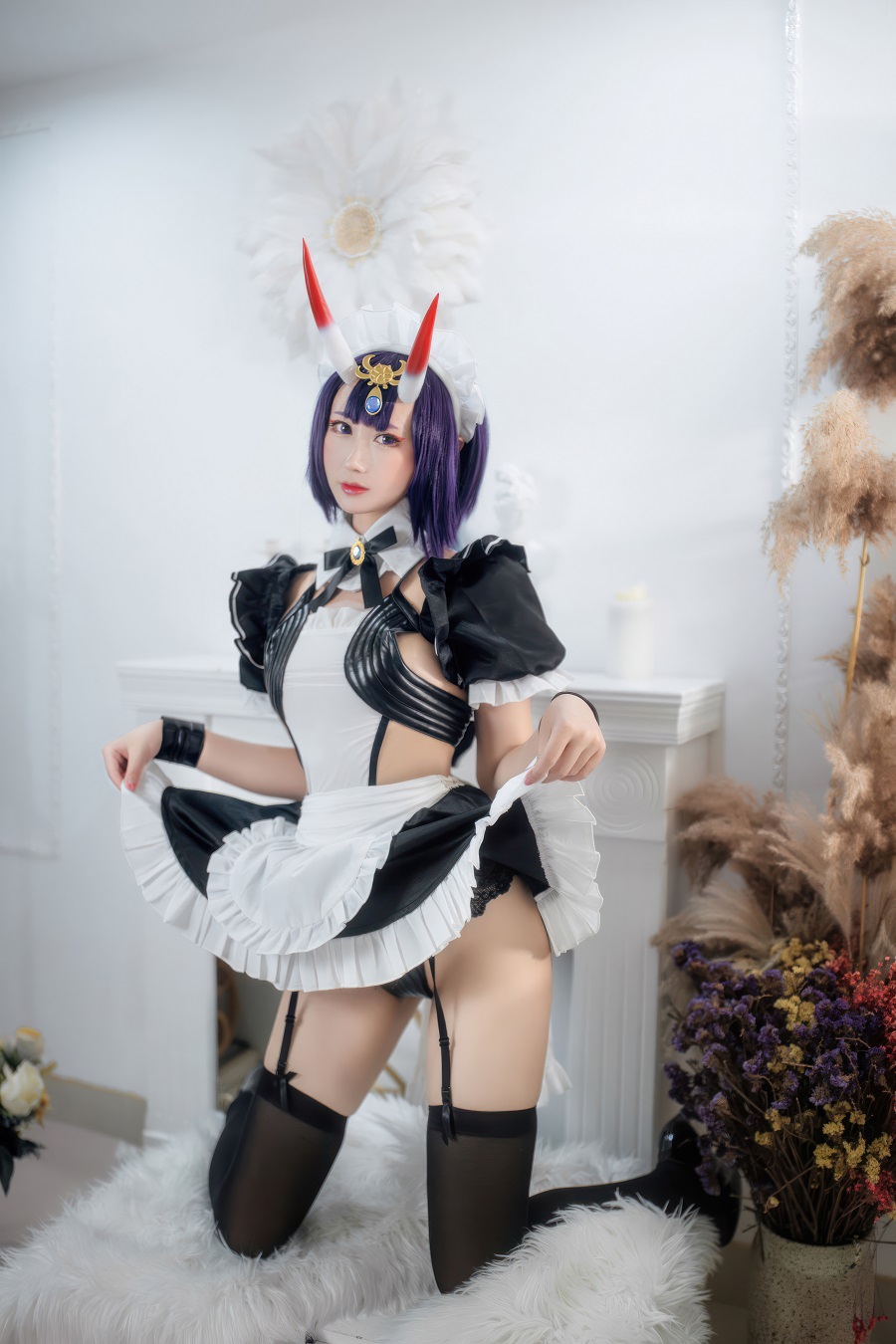 羽生三未-FGO-酒吞童子女仆[20P] 小姐姐 预览2图