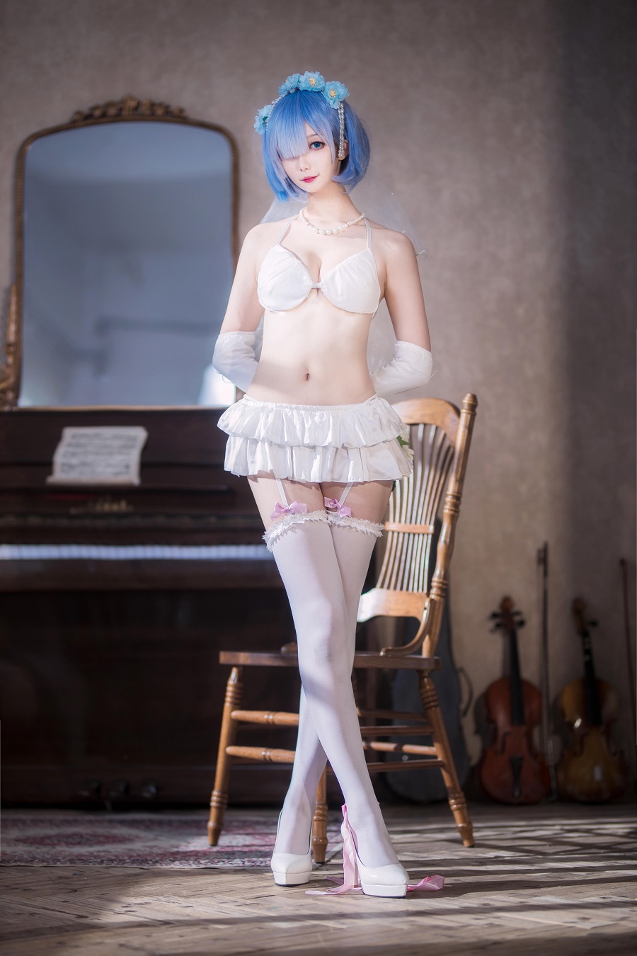 封疆疆v-蕾姆花嫁[26P] 小姐姐 预览1图