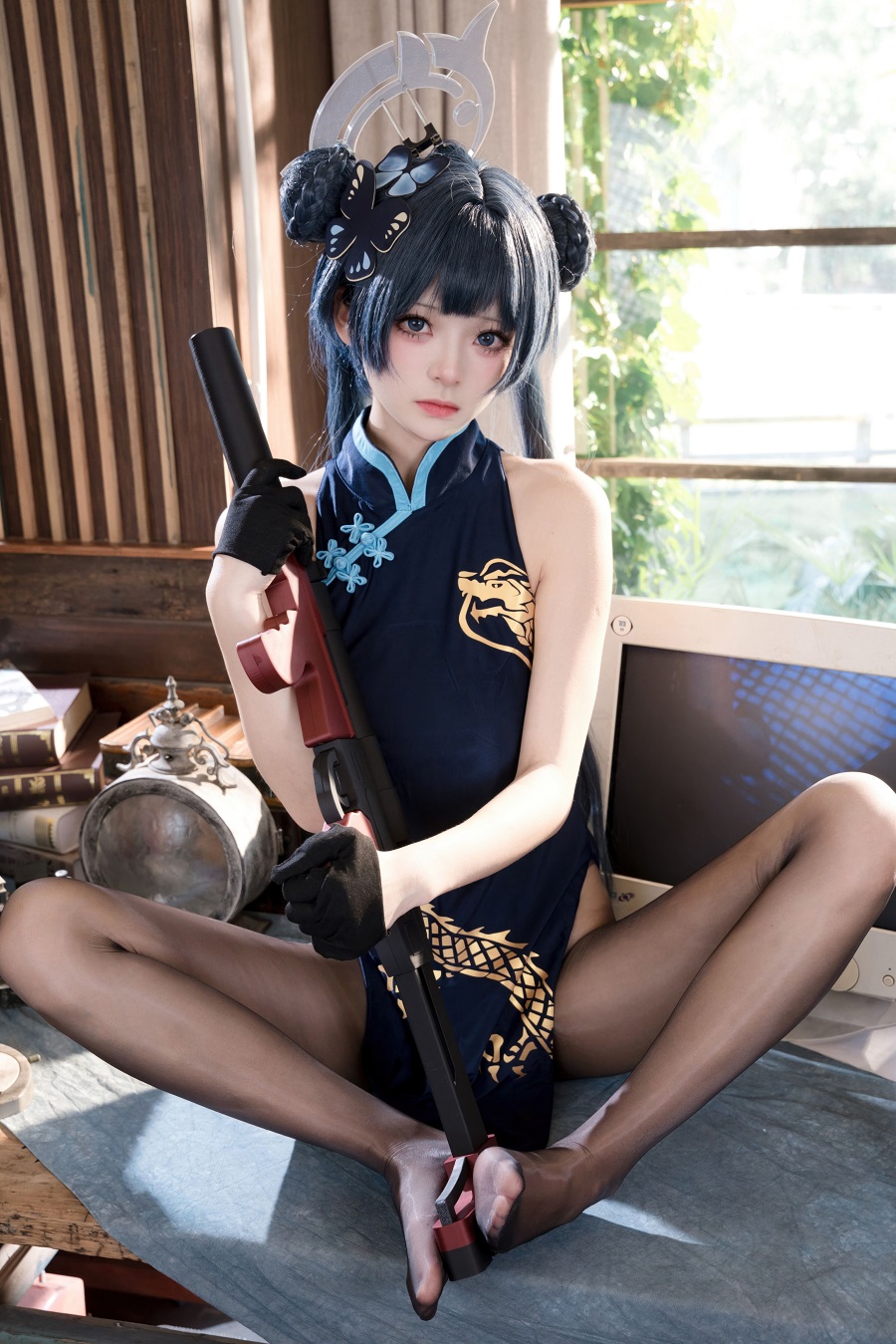 九柒喵-蔚蓝档案-妃咲原皮[54P] 小姐姐 预览2图